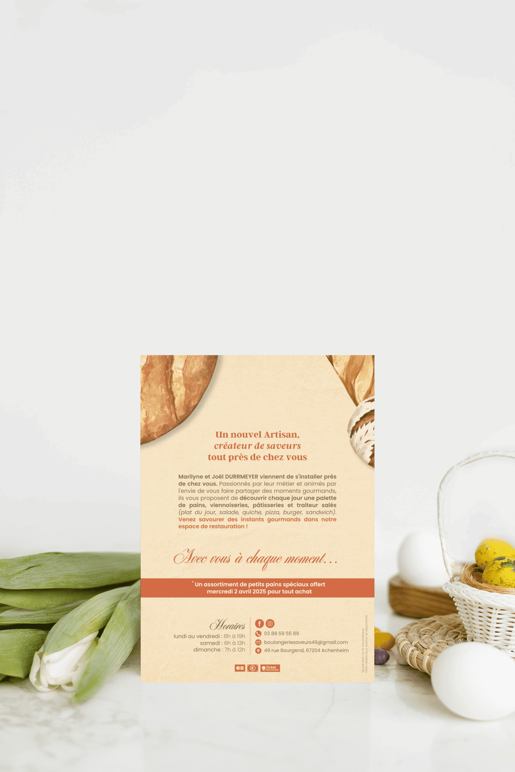 Flyer Saveurs 49 boulangerie