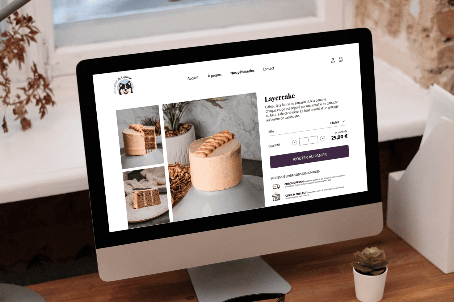 site internet marque de biscuits décorés Strasbourg