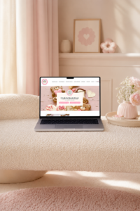 Site internet biscuits décorés pour Happy Biscuits